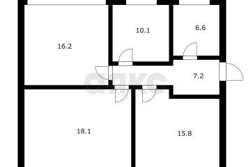 Фото №1: Дом 74 м² + 6.17 сот., 1 эт. - Краснодар, мкр. СТ № 13 завода имени Седина, ул. Литейная, 604