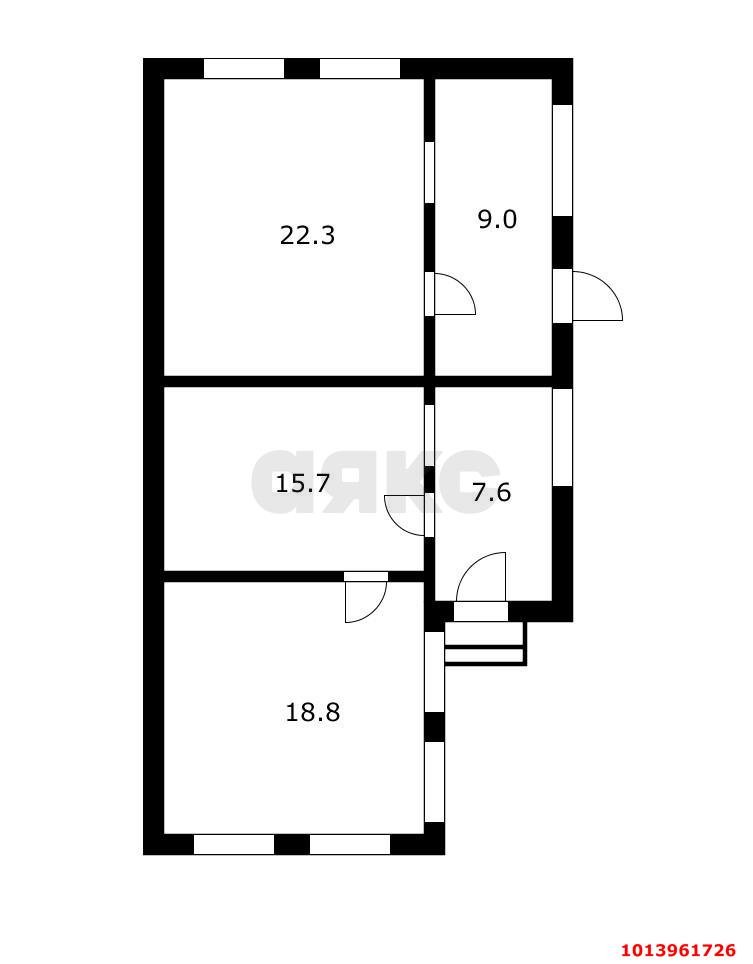 Фото №7: Дом 73&nbsp;м² + 7&nbsp;сот., 1&nbsp;эт. - Краснодар, Центральный внутригородской округ, мкр. Центральный, ул. Костылева, 58