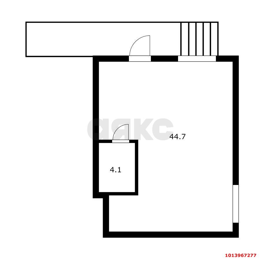 Фото №8: Торговое помещение 48&nbsp;м², 1/8&nbsp;эт. - Краснодар, Прикубанский внутригородской округ, Россинского, мкр. жилой комплекс Дружный, ул. Адмирала Серебрякова, 3/1
