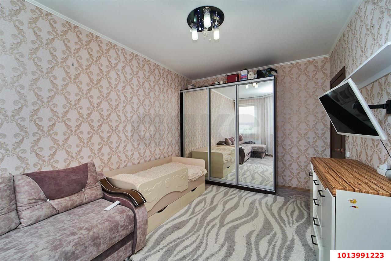 Фото №3: 1-комнатная квартира 38&nbsp;м², 8/10&nbsp;эт. - Краснодар, Прикубанский внутригородской округ, мкр. ЖК Калинино Парк, ул. имени В.М. Комарова, 21/1к2