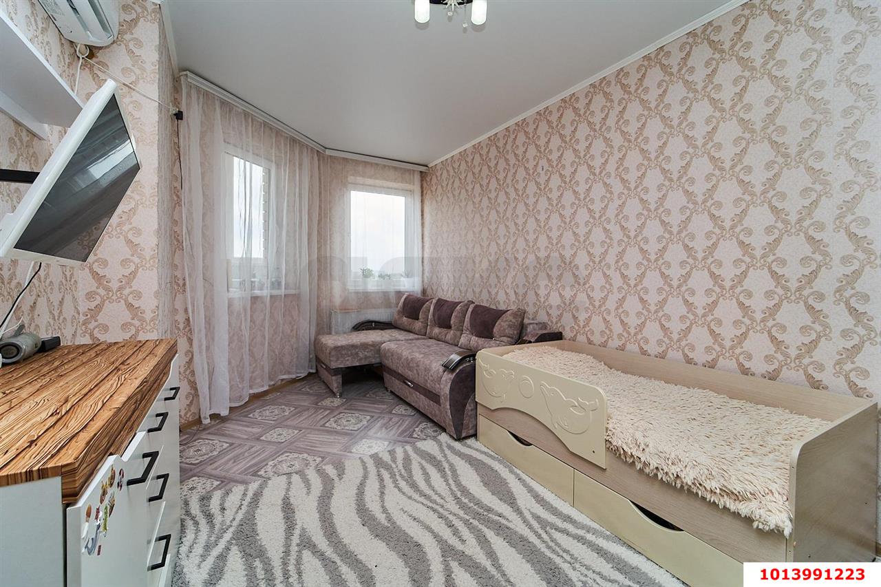 Фото №2: 1-комнатная квартира 38&nbsp;м², 8/10&nbsp;эт. - Краснодар, Прикубанский внутригородской округ, мкр. ЖК Калинино Парк, ул. имени В.М. Комарова, 21/1к2