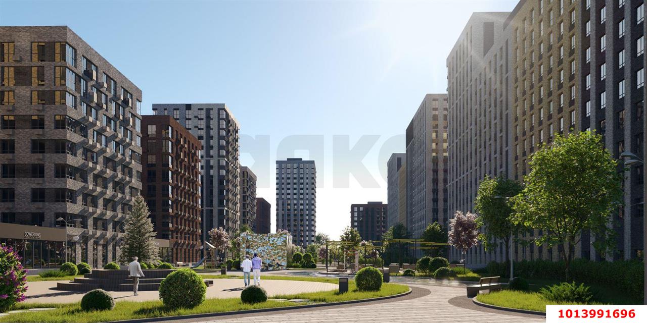 Фото №1: 2-комнатная квартира 57&nbsp;м², 4/8&nbsp;эт. - Краснодар, Карасунский внутригородской округ, Хлопчато-бумажный Комбинат, мкр. жилой квартал Патрики