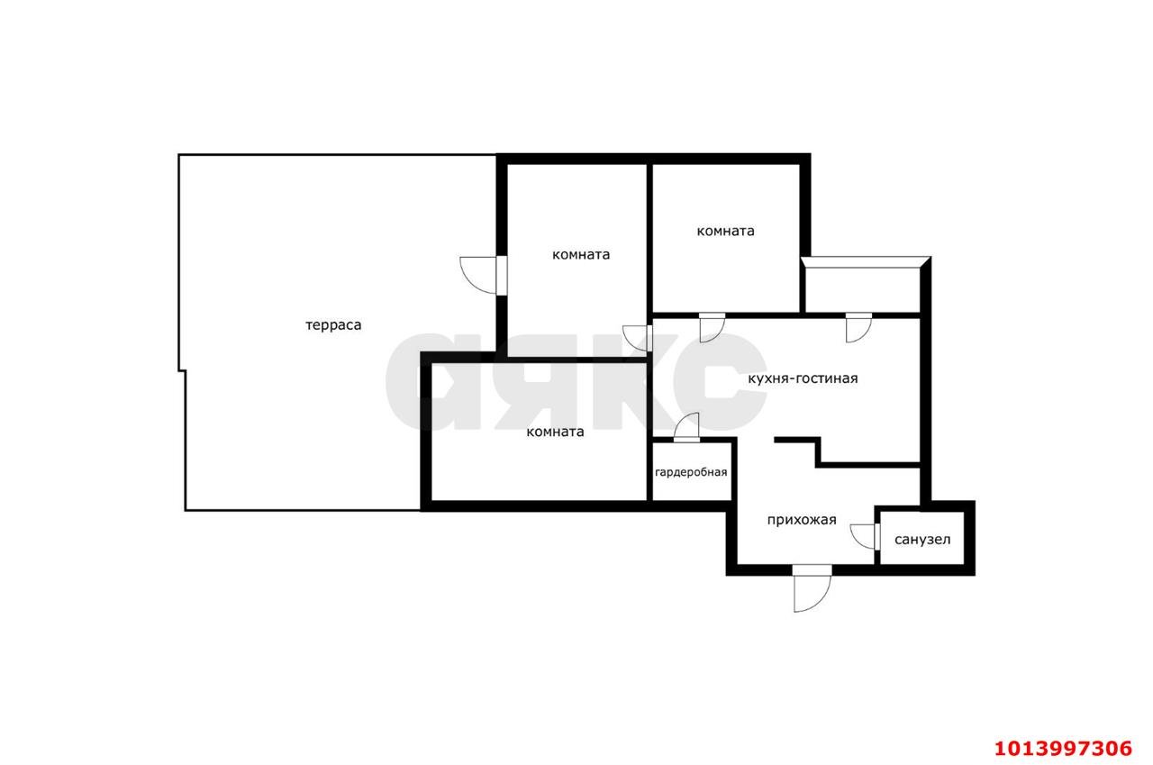 Фото №20: 3-комнатная квартира 150&nbsp;м², 3/16&nbsp;эт. - Краснодар, Центральный внутригородской округ, мкр. Центральный, ул. Промышленная, 49/1