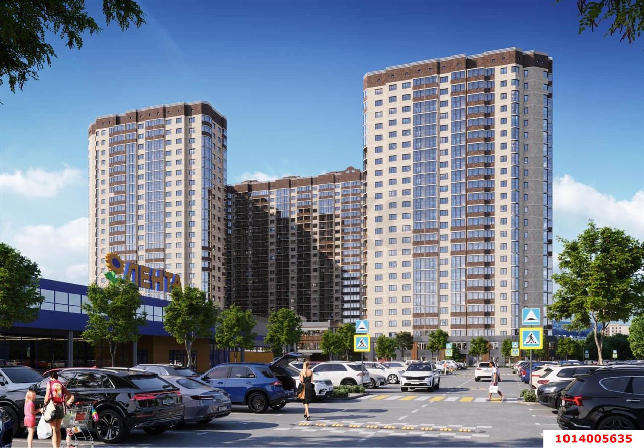 Фото №3: 2-комнатная квартира 60&nbsp;м², 15/24&nbsp;эт. - Краснодар, Прикубанский внутригородской округ, мкр. Музыкальный, ул. Российская, 257/7