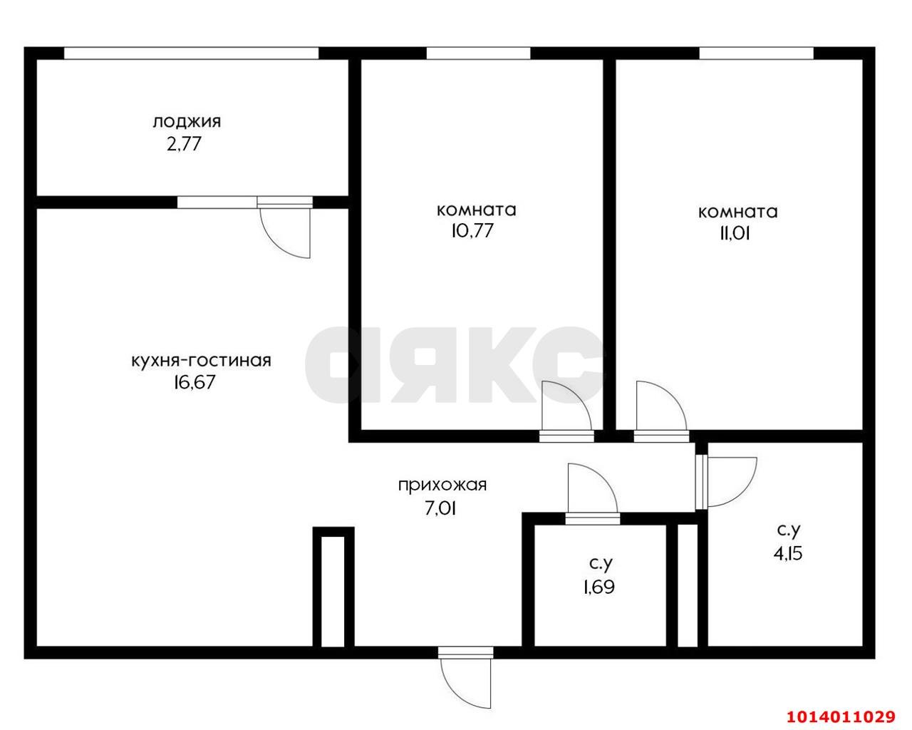Фото №17: 2-комнатная квартира 53&nbsp;м², 6/9&nbsp;эт. - Краснодар, Прикубанский внутригородской округ, мкр. жилой комплекс Новые Сезоны, ул. Скандинавская, 1к2