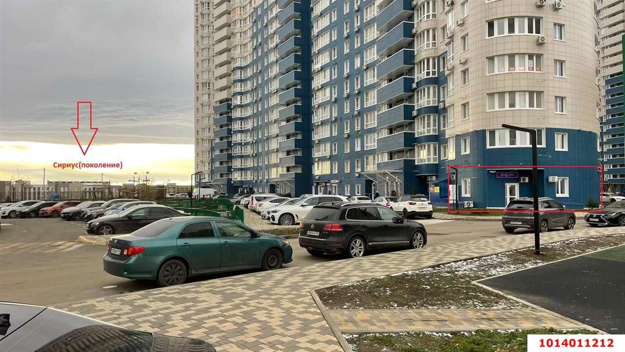 Фото №1: Торговое помещение 47&nbsp;м², 1/24&nbsp;эт. - Краснодар, Центральный внутригородской округ, Черёмушки, мкр. ЖК Фонтаны, ул. Воронежская, 47Д