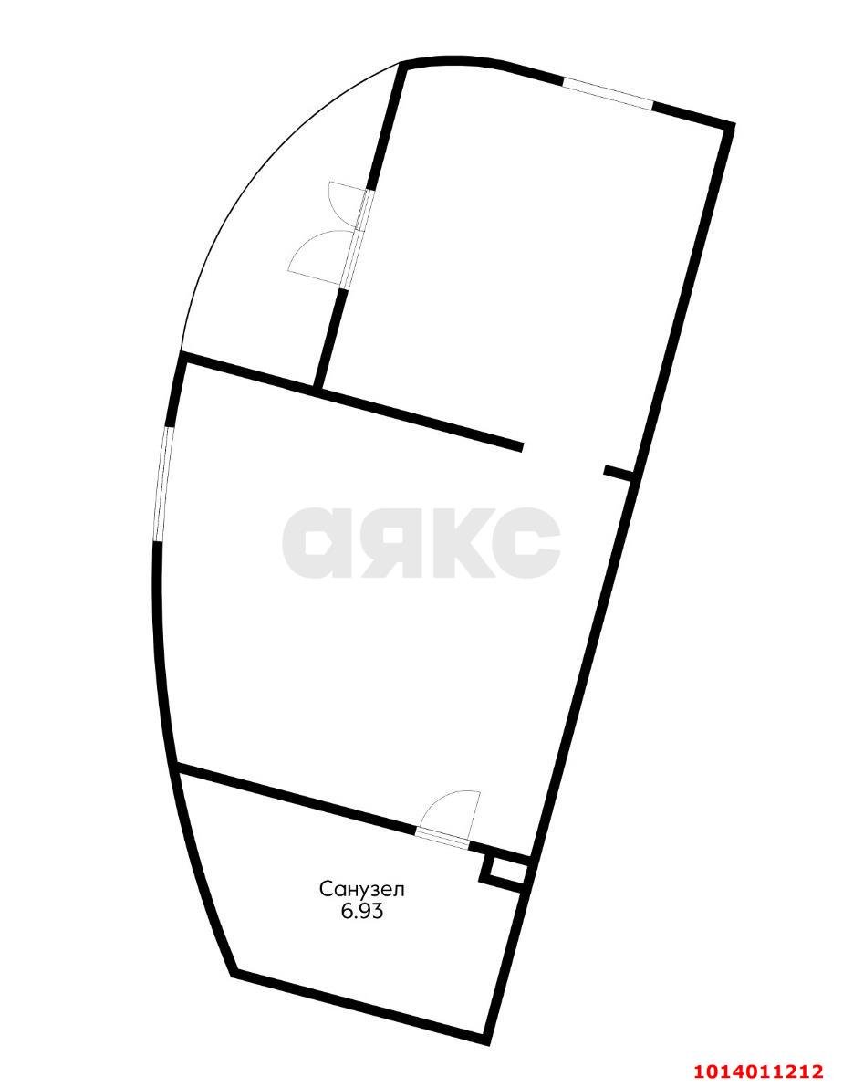 Фото №6: Торговое помещение 47&nbsp;м², 1/24&nbsp;эт. - Краснодар, Центральный внутригородской округ, Черёмушки, мкр. ЖК Фонтаны, ул. Воронежская, 47Д