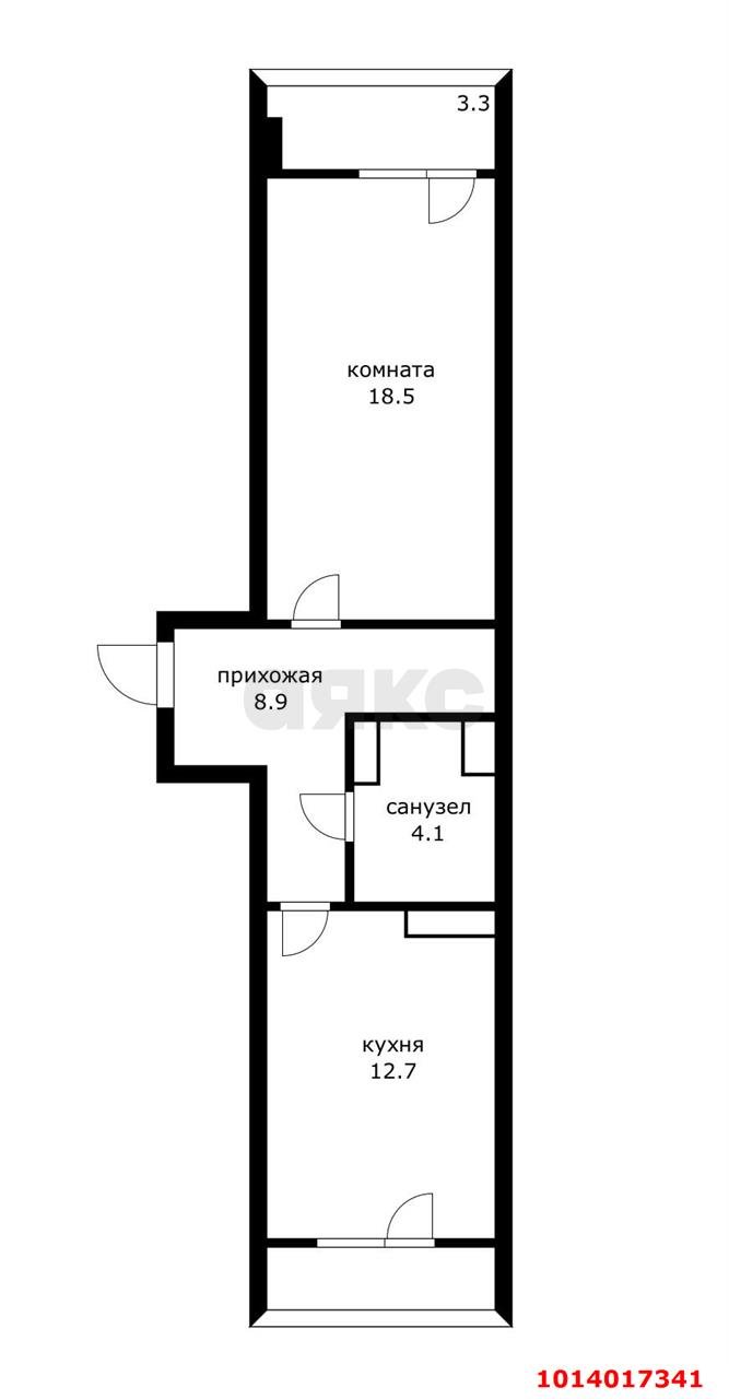 Фото №19: 1-комнатная квартира 40&nbsp;м², 2/21&nbsp;эт. - Краснодар, Прикубанский внутригородской округ, мкр. ЖК Бауинвест, ул. Героя Владислава Посадского, 16/1