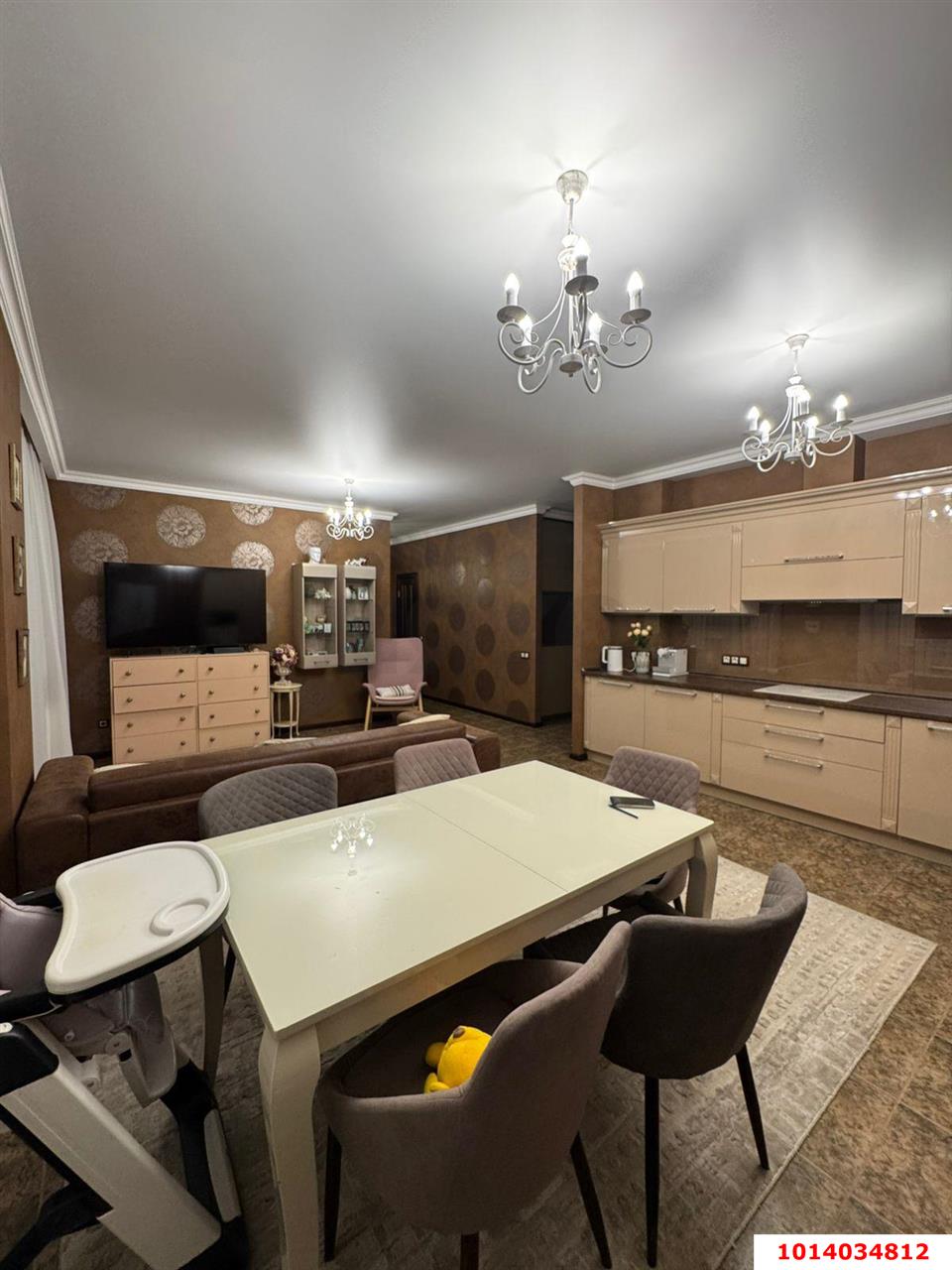 Фото №4: 3-комнатная квартира 110&nbsp;м², 1/20&nbsp;эт. - Краснодар, Центральный внутригородской округ, мкр. Центральный, ул. Промышленная, 19/1