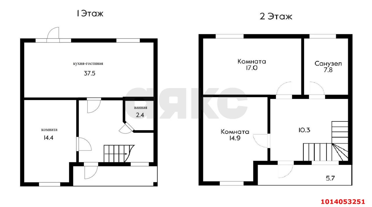 Фото №17: Дом 104&nbsp;м² + 4&nbsp;сот., 2&nbsp;эт. - Яблоновский, мкр. КП Чёрное Море, ул. Черкесская, 25