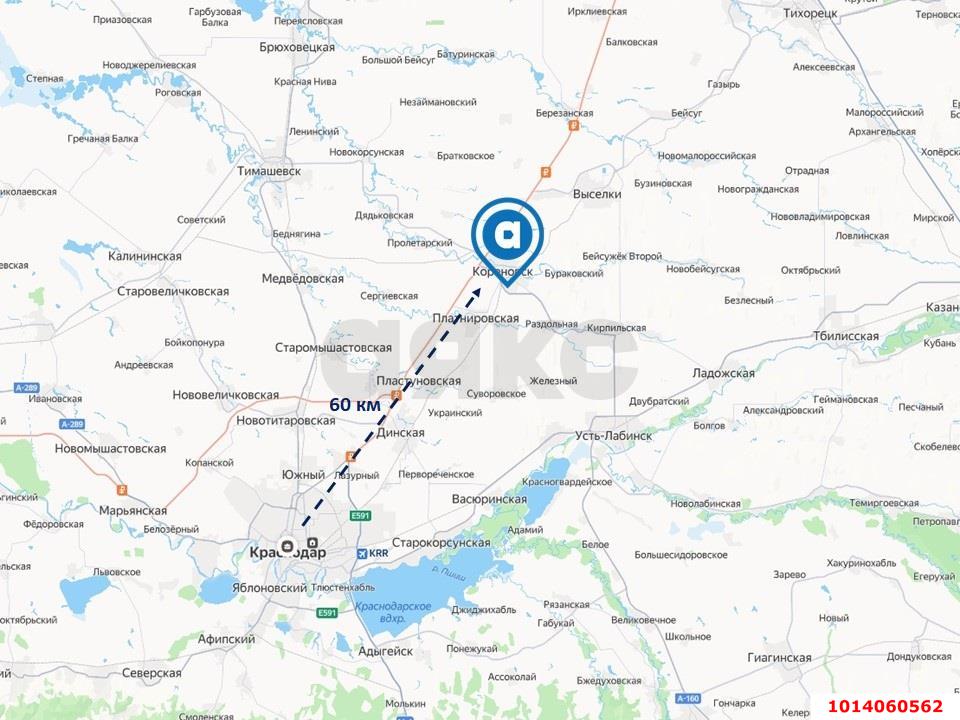 Фото №2: Коммерческая земля 46.66&nbsp;сот. - Кореновск, мкр. 2-й квартал