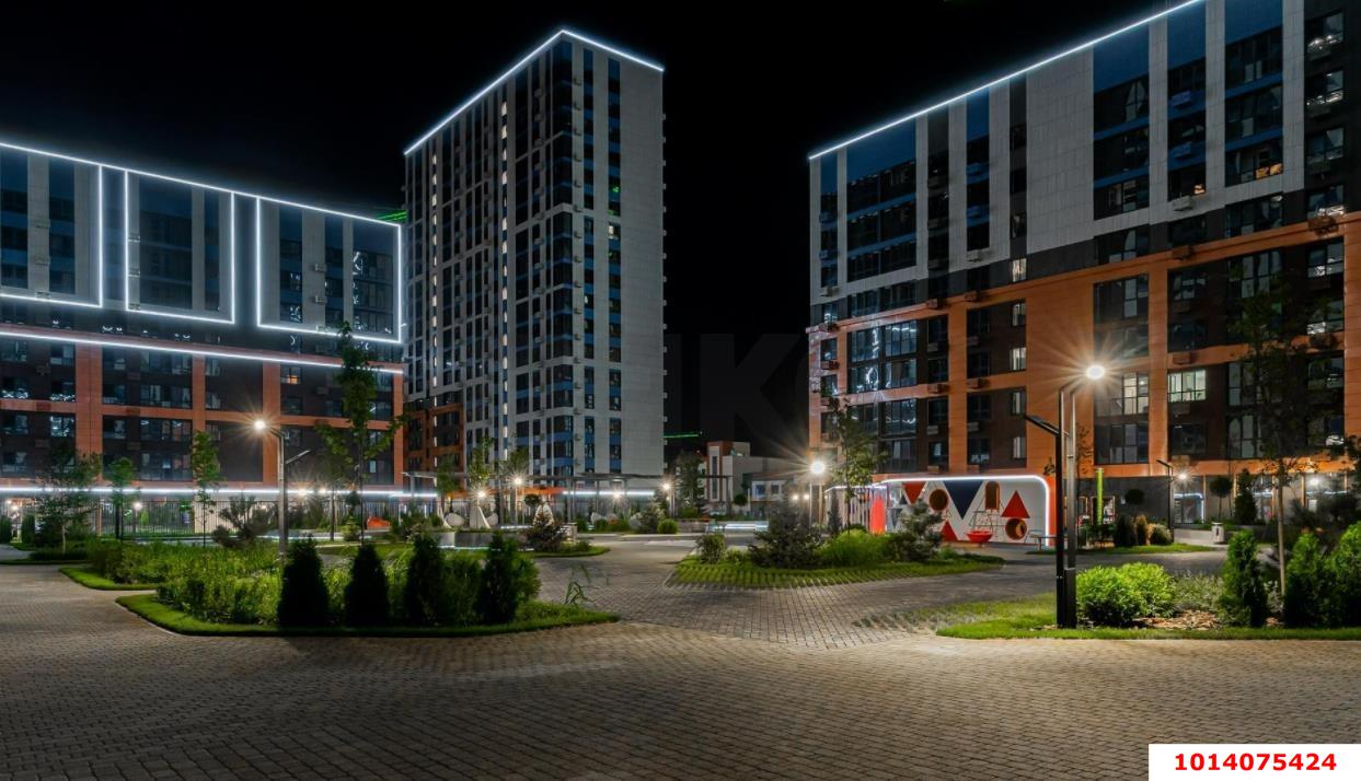Фото №2: 2-комнатная квартира 58&nbsp;м², 9/18&nbsp;эт. - Краснодар, Прикубанский внутригородской округ, мкр. ЖК Архитектор, ул. Наставников, 14