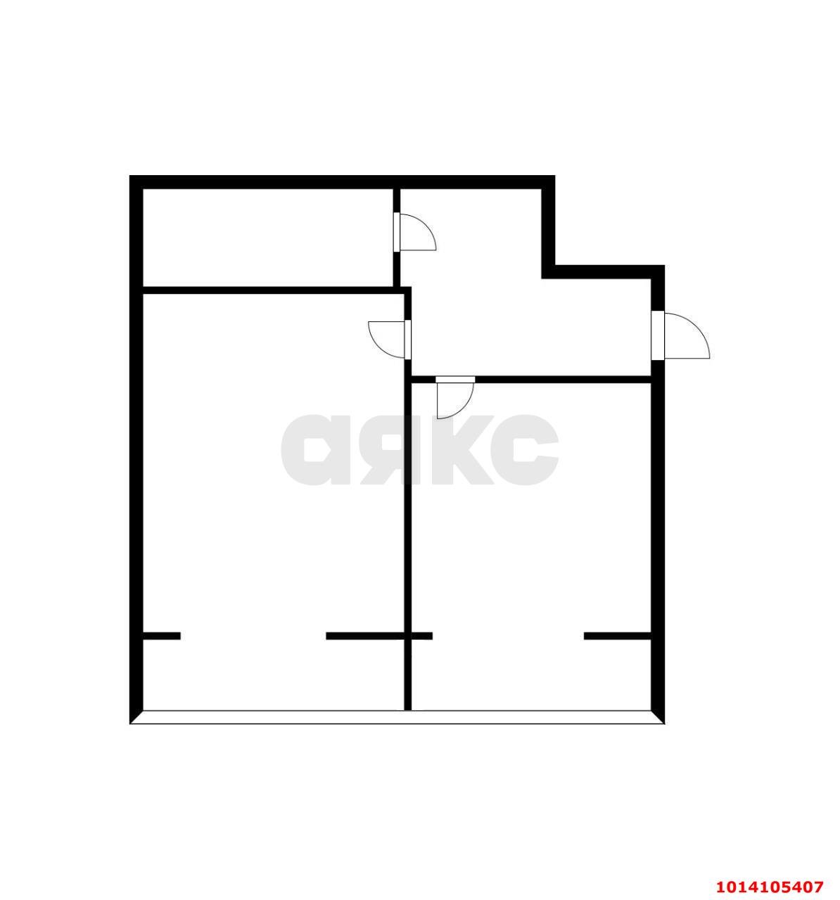 Фото №10: 1-комнатная квартира 52&nbsp;м², 6/6&nbsp;эт. - Краснодар, Прикубанский внутригородской округ, Музыкальный, мкр. ЖК Культурный, ул. Чайковского, 23/3