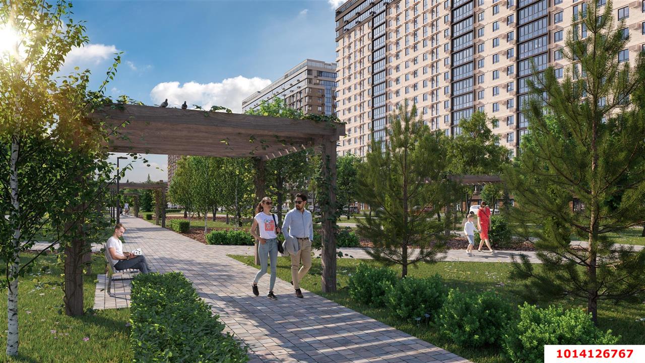 Фото №5: 3-комнатная квартира 70&nbsp;м², 14/16&nbsp;эт. - Краснодар, Прикубанский внутригородской округ, мкр. Догма Парк, ул. Марины Цветаевой, 1