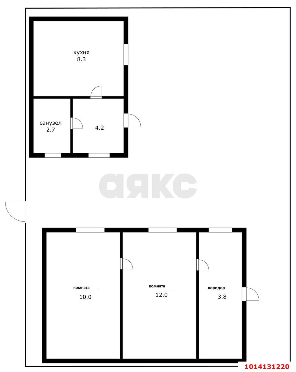 Фото №7: Часть дома 41&nbsp;м² + 2.9&nbsp;сот., 1&nbsp;эт. - Краснодар, Прикубанский внутригородской округ, мкр. Новый, ул. 4-я Урожайная, 6