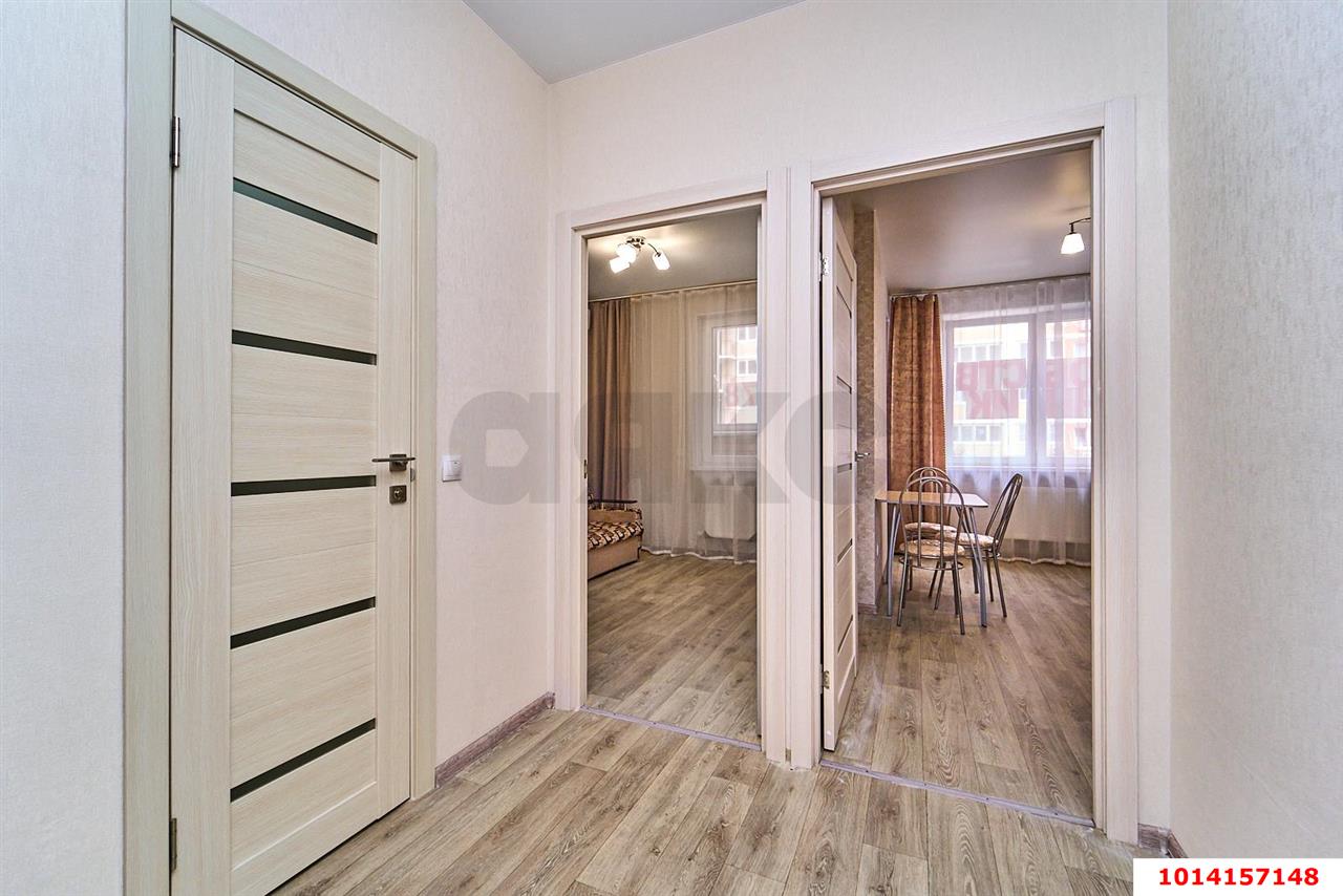 Фото №4: 1-комнатная квартира 28&nbsp;м², 2/16&nbsp;эт. - Краснодар, Прикубанский внутригородской округ, мкр. жилой комплекс Самолёт, ул. Западный Обход, 39/2к2