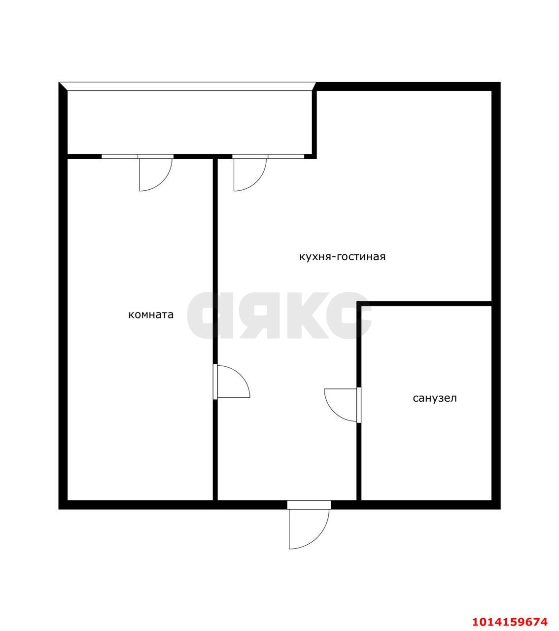 Фото №14: 2-комнатная квартира 52&nbsp;м², 1/4&nbsp;эт. - Краснодар, Прикубанский внутригородской округ, мкр. Музыкальный, ул. имени С.В. Рахманинова, 11