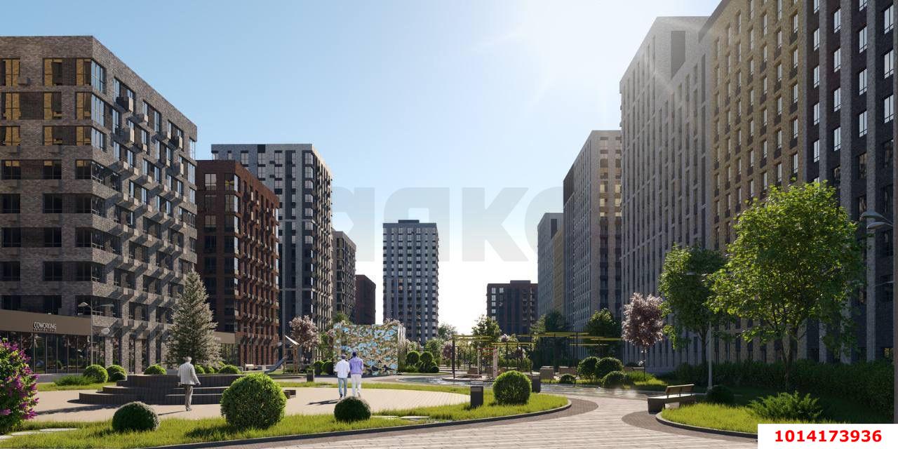 Фото №1: 1-комнатная квартира 36&nbsp;м², 6/15&nbsp;эт. - Краснодар, Карасунский внутригородской округ, Хлопчато-бумажный Комбинат, мкр. жилой квартал Патрики