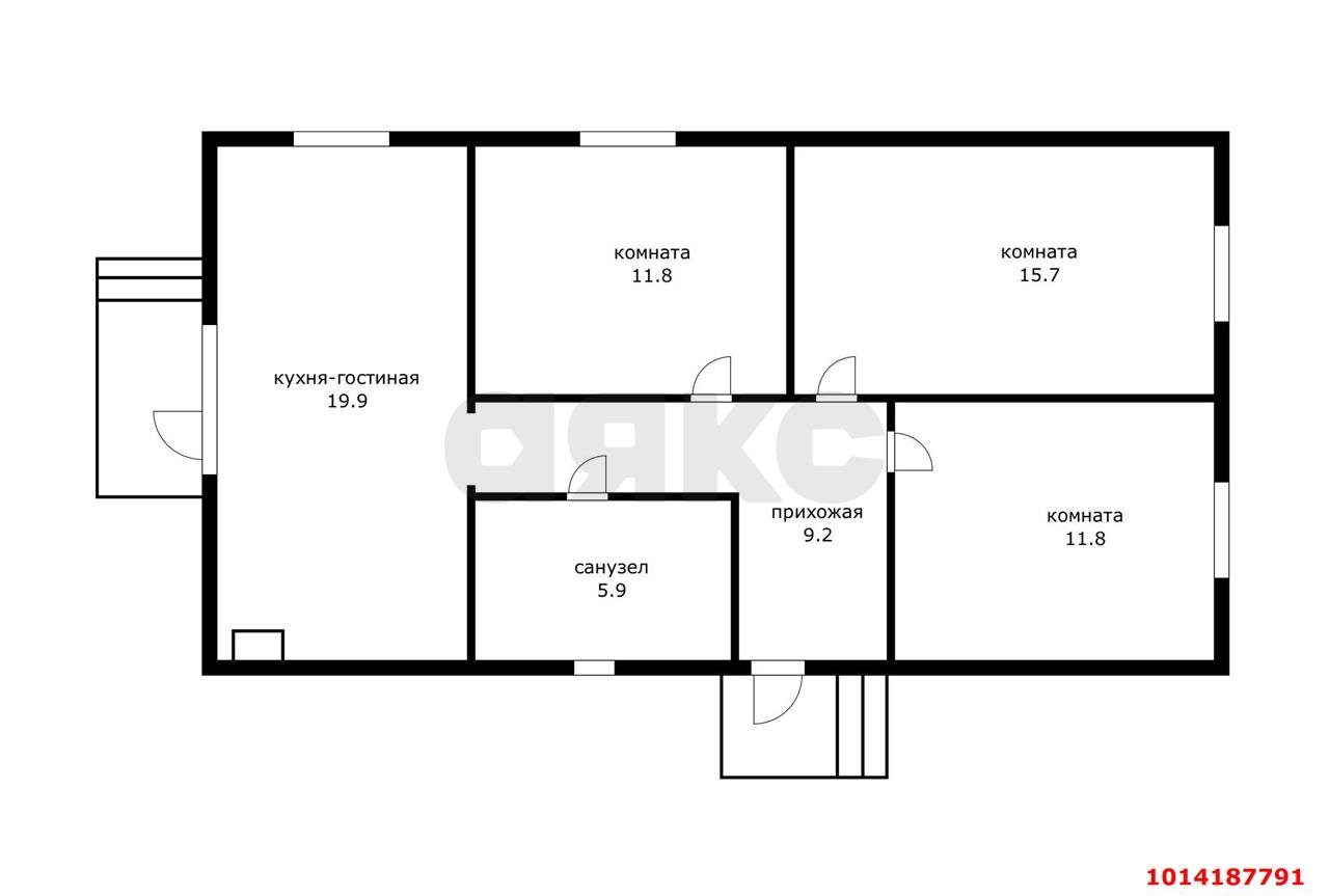 Фото №4: Дом 77&nbsp;м² + 3&nbsp;сот., 1&nbsp;эт. - Южный, п. коттеджный  Южная столица, ул. Ейская, 14