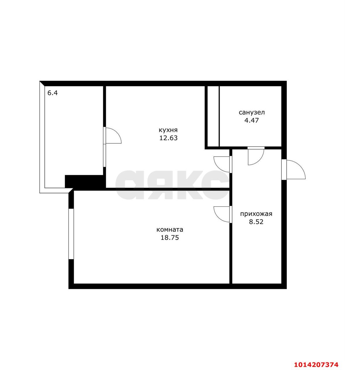 Фото №10: 1-комнатная квартира 51&nbsp;м², 14/16&nbsp;эт. - Краснодар, Западный внутригородской округ, мкр. ЖК Аврора, ул. имени Дзержинского, 95