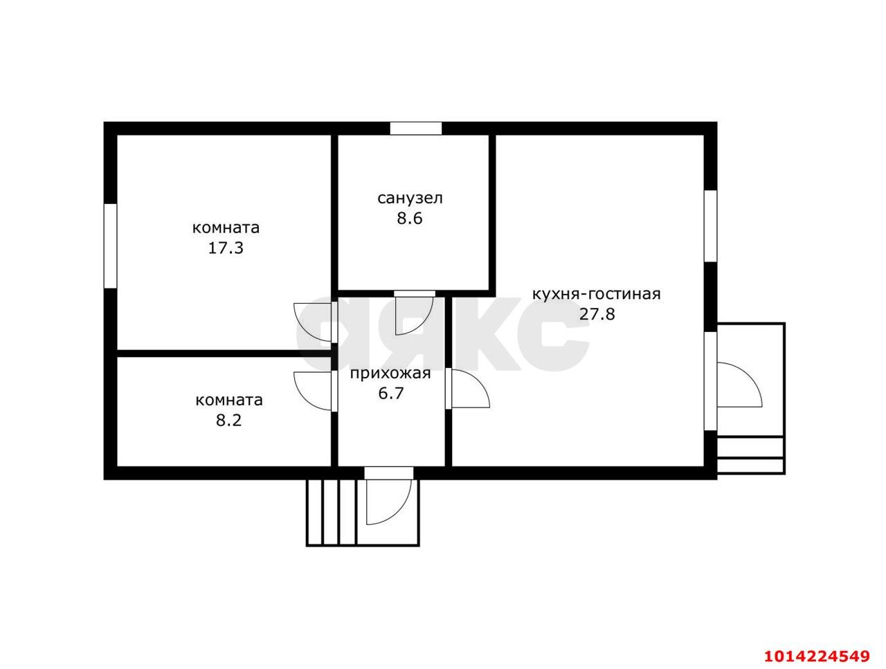 Фото №8: Дом 71&nbsp;м² + 3&nbsp;сот., 1&nbsp;эт. - Южный, п. коттеджный  Южная столица, пер. 7-й Заветный, 1