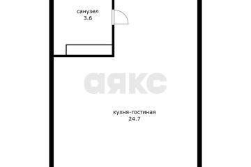 Фото №1: Студия 28 м², 16/16 эт. - Краснодар, мкр. жилой комплекс Самолёт-6, ул. Ивана Беличенко, 92к3