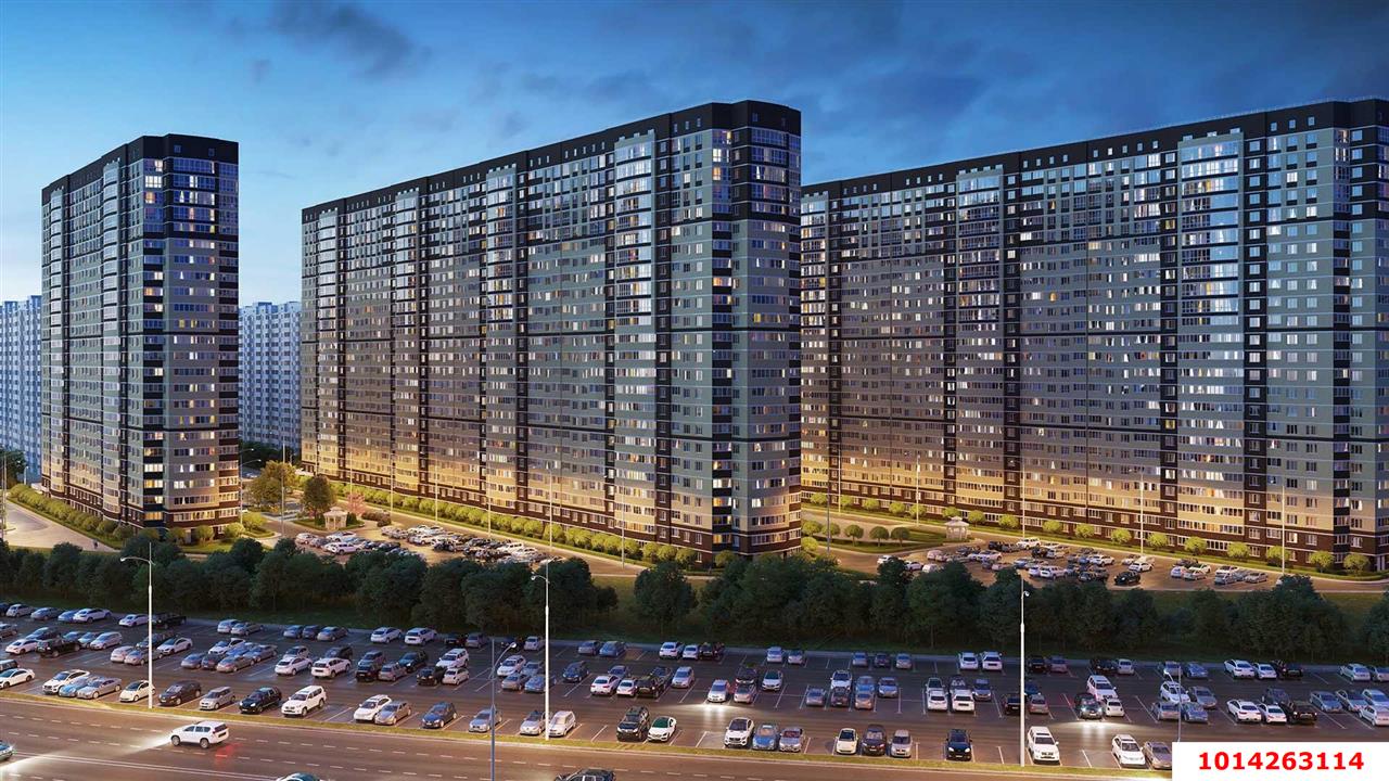 Фото №1: 2-комнатная квартира 57&nbsp;м², 24/25&nbsp;эт. - Краснодар, Прикубанский внутригородской округ, ЖК Лучший, мкр. имени Петра Метальникова, ул. Петра Метальникова, 36