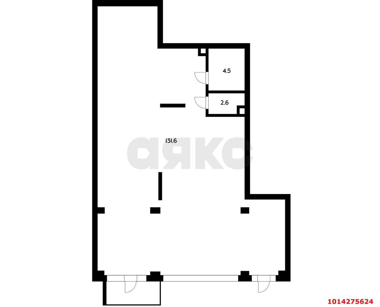 Фото №4: Торговое помещение 138&nbsp;м², 1/7&nbsp;эт. - Динская, мкр. жилой комплекс Белые Росы, ул. Красная, 158/1