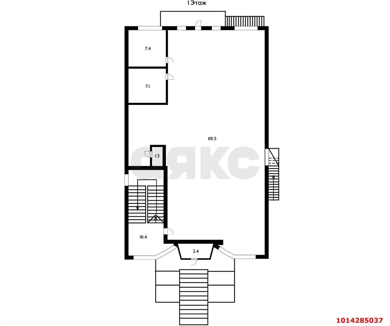 Фото №8: Отдельное здание 640&nbsp;м², 3/4&nbsp;эт. - Краснодар, Центральный внутригородской округ, мкр. Центральный, ул. Митрофана Седина, 142