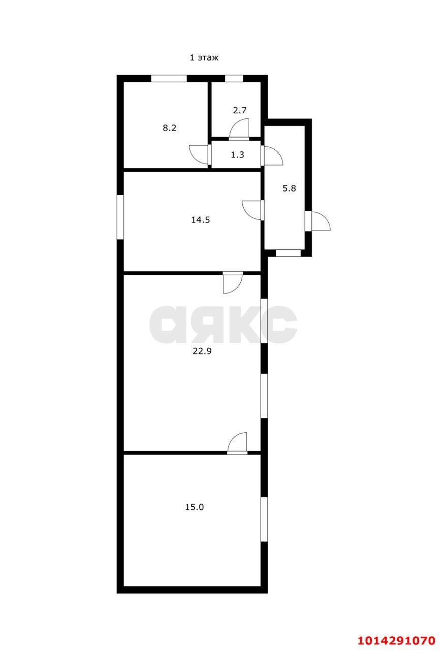 Фото №13: Дом 143&nbsp;м² + 5.19&nbsp;сот., 2&nbsp;эт. - Краснодар, Прикубанский внутригородской округ, мкр. Табачная Фабрика, пер. Калининский, 7