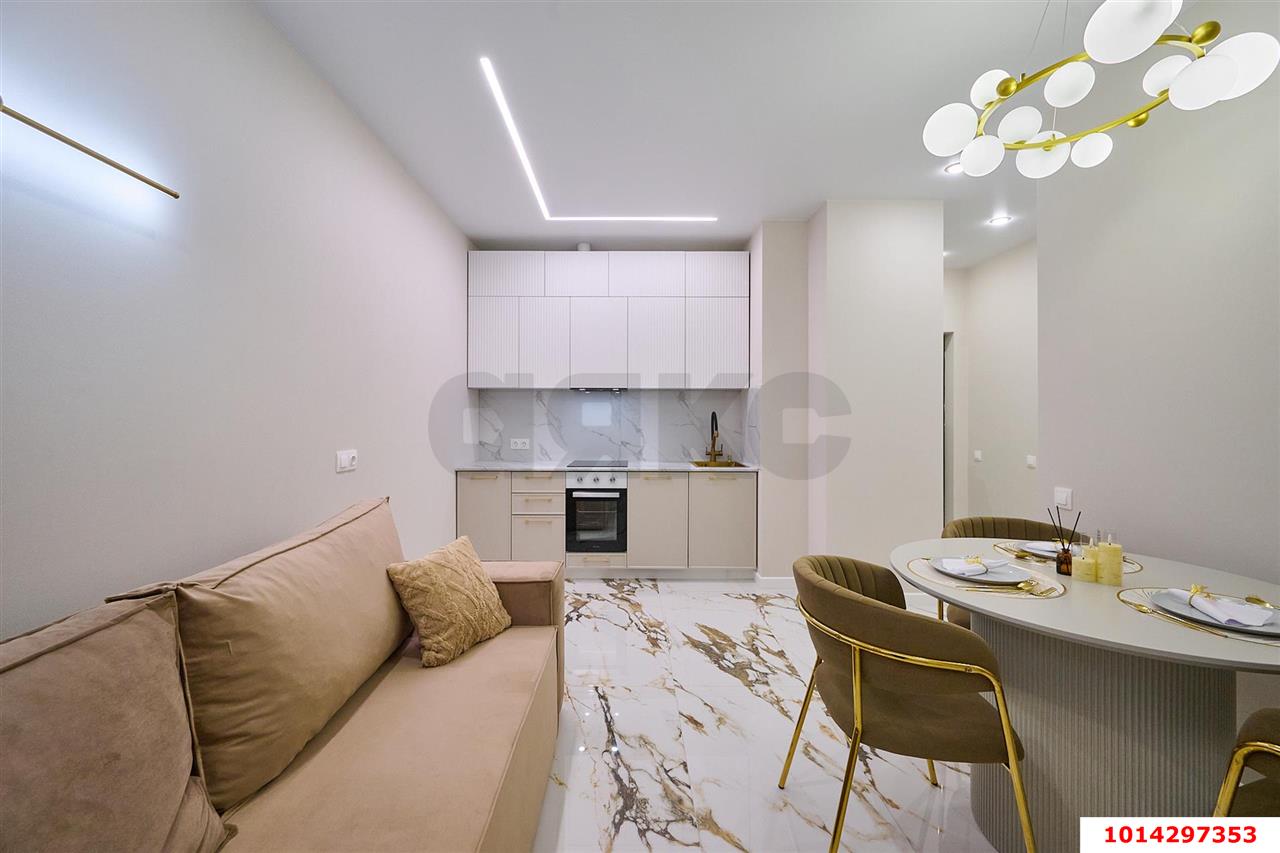 Фото №3: 1-комнатная квартира 40&nbsp;м², 6/23&nbsp;эт. - Краснодар, Центральный внутригородской округ, Табачная Фабрика, мкр. ЖК Все Свои Вип, ул. Колхозная, 5/2