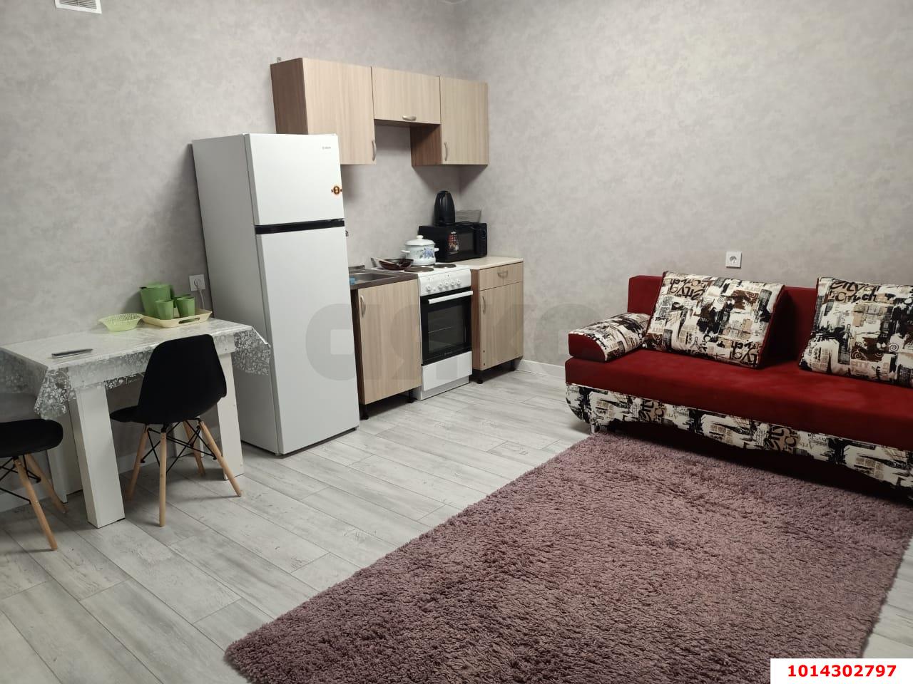 Фото №1: 1-комнатная квартира 41&nbsp;м², 14/16&nbsp;эт. - Краснодар, Прикубанский внутригородской округ, Россинского, мкр. жилой комплекс Red777, ул. Адмирала Крузенштерна, 5/2