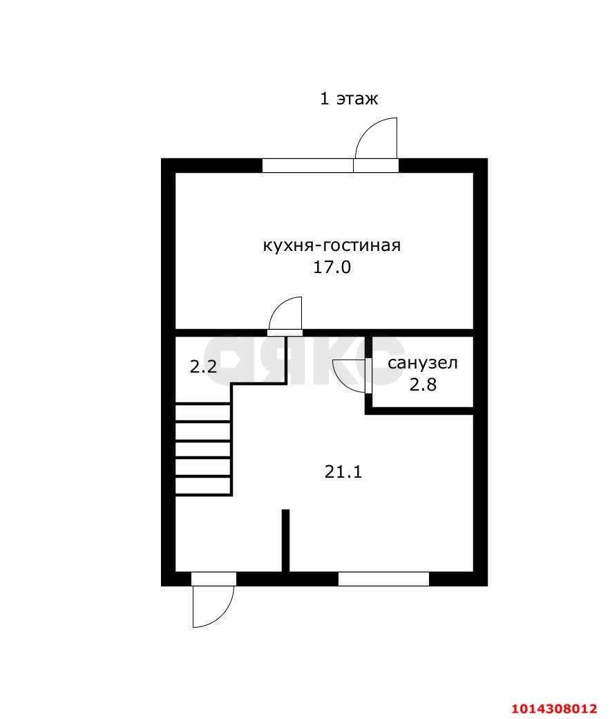 Фото №15: Дом 89&nbsp;м² + 1&nbsp;сот., 2&nbsp;эт. - Краснодар, Прикубанский внутригородской округ, мкр. Сады Калинина, ул. Средняя, 14