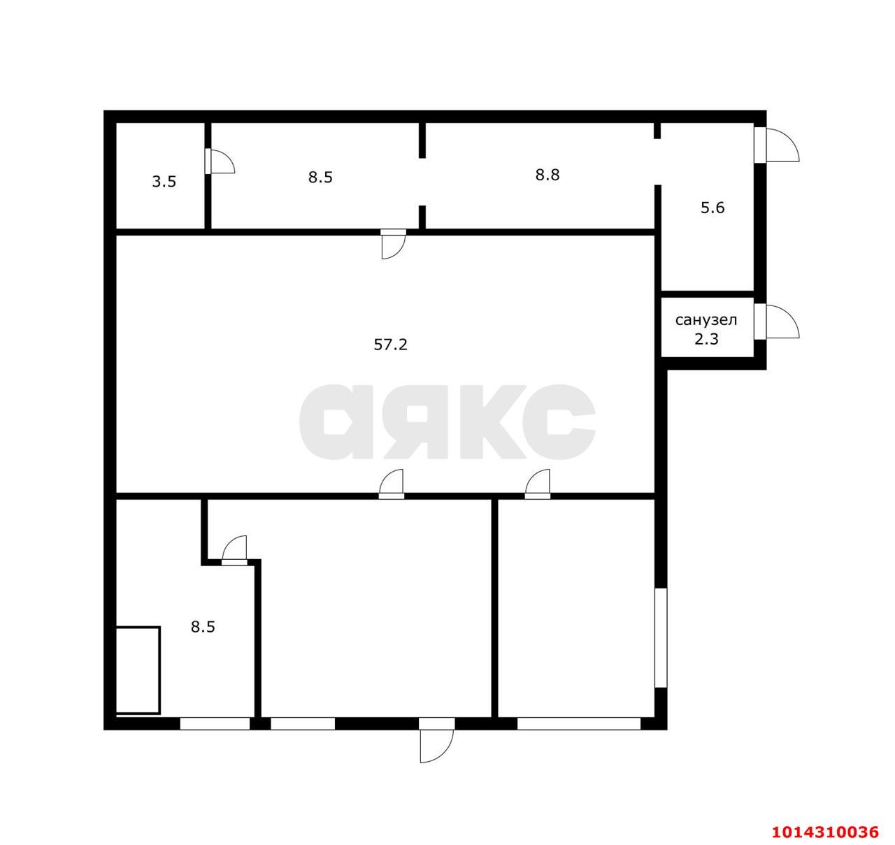 Фото №7: Торговое помещение 57&nbsp;м², 1/2&nbsp;эт. - Энем, ул. Перова, 47/2