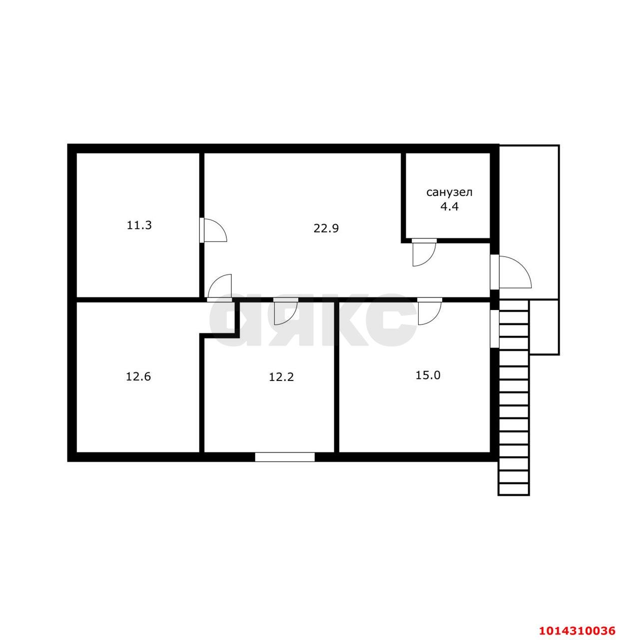 Фото №8: Торговое помещение 57&nbsp;м², 1/2&nbsp;эт. - Энем, ул. Перова, 47/2