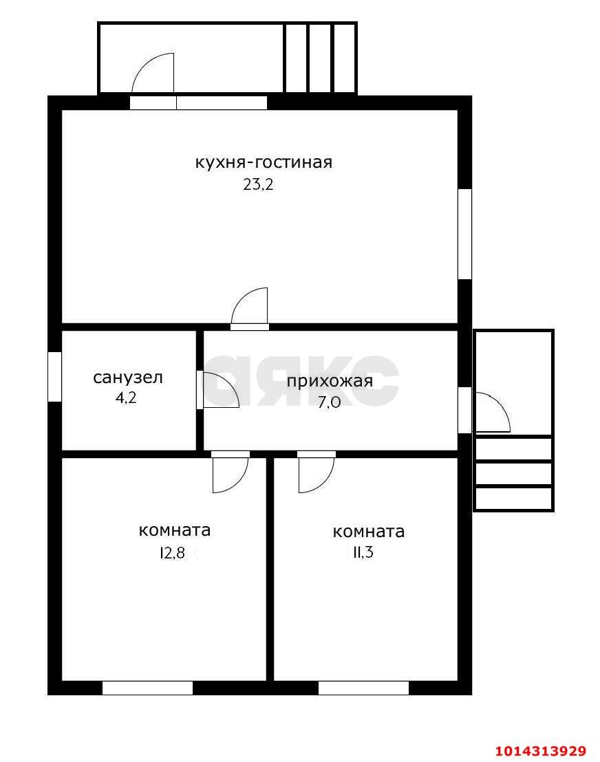 Фото №15: Дом 60&nbsp;м² + 2.5&nbsp;сот., 1&nbsp;эт. - Южный, п. коттеджный  Южная столица