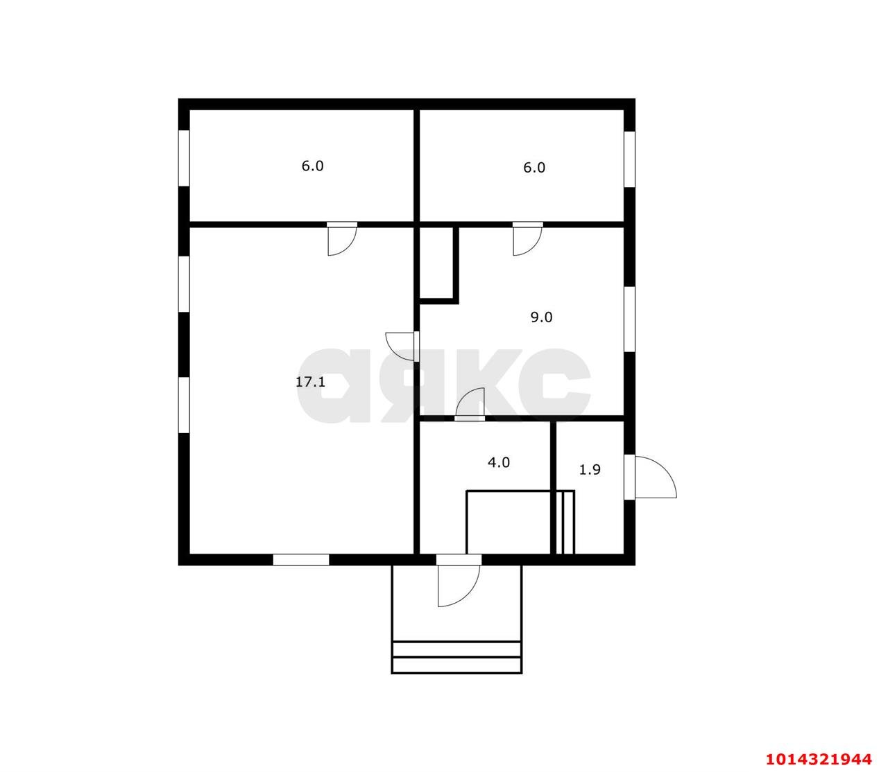 Фото №9: Часть дома 66&nbsp;м² + 1&nbsp;сот., 2&nbsp;эт. - Краснодар, Центральный внутригородской округ, Черёмушки, мкр. Дубинка, пр-д 2-й Верхний, 17