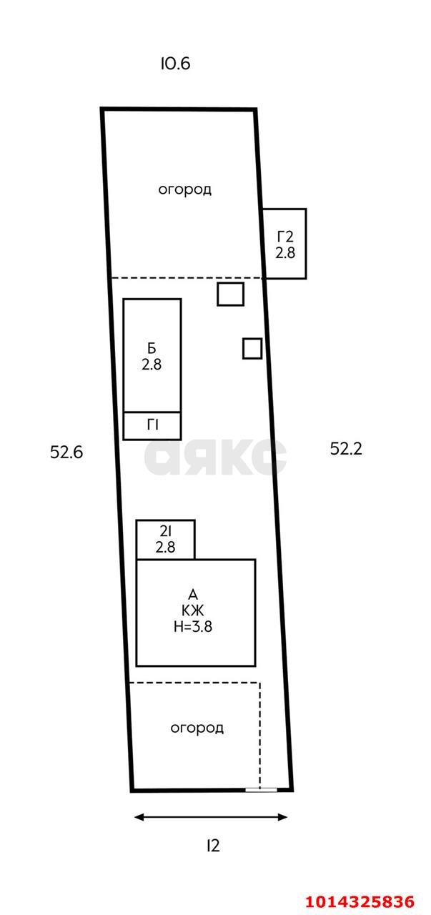Фото №6: 3-комнатная квартира 68&nbsp;м², 1/1&nbsp;эт. - Краснодар, Карасунский внутригородской округ, ж/м Пашковский, ул. Ленина, 10