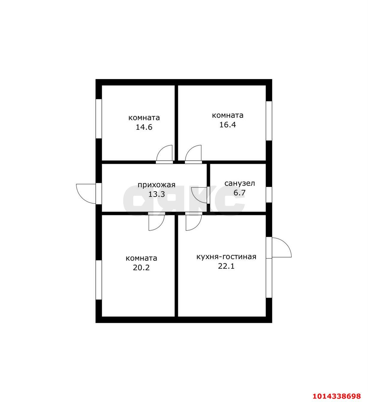 Фото №9: Дом 93&nbsp;м² + 4&nbsp;сот., 1&nbsp;эт. - Тлюстенхабль, ул. Коммунаров, 14/3