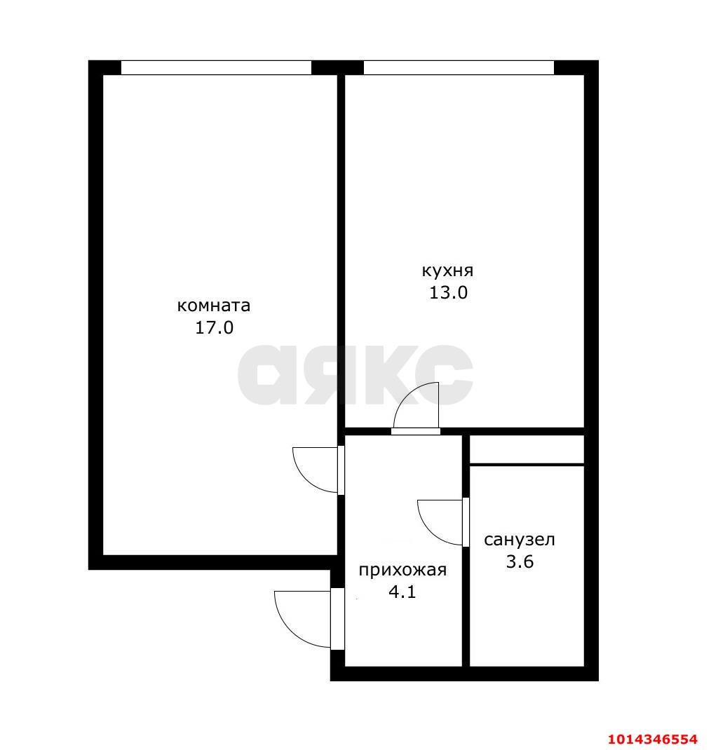 Фото №11: 1-комнатная квартира 37&nbsp;м², 9/9&nbsp;эт. - Новая Адыгея, мкр. жилой комплекс Мега-Победа 2, ул. Песочная, 1к5