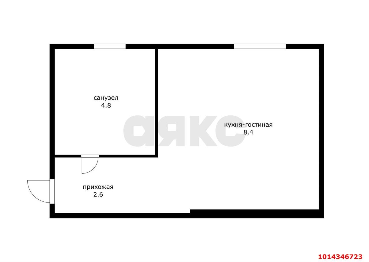 Фото №4: Комната 15&nbsp;м², 3/5&nbsp;эт. - Краснодар, Карасунский внутригородской округ, мкр. Хлопчато-бумажный Комбинат, ул. Алтайская, 14А