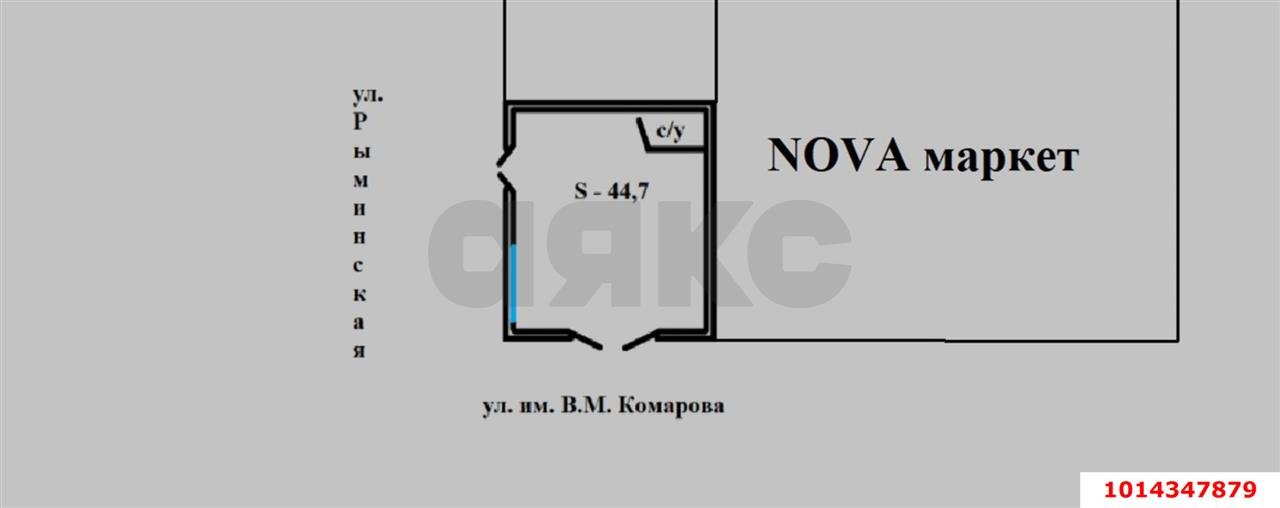 Фото №3: Торговое помещение 44&nbsp;м², 1/1&nbsp;эт. - Российский, мкр. Прикубанский внутригородской округ, ул. Академика Королёва, 26