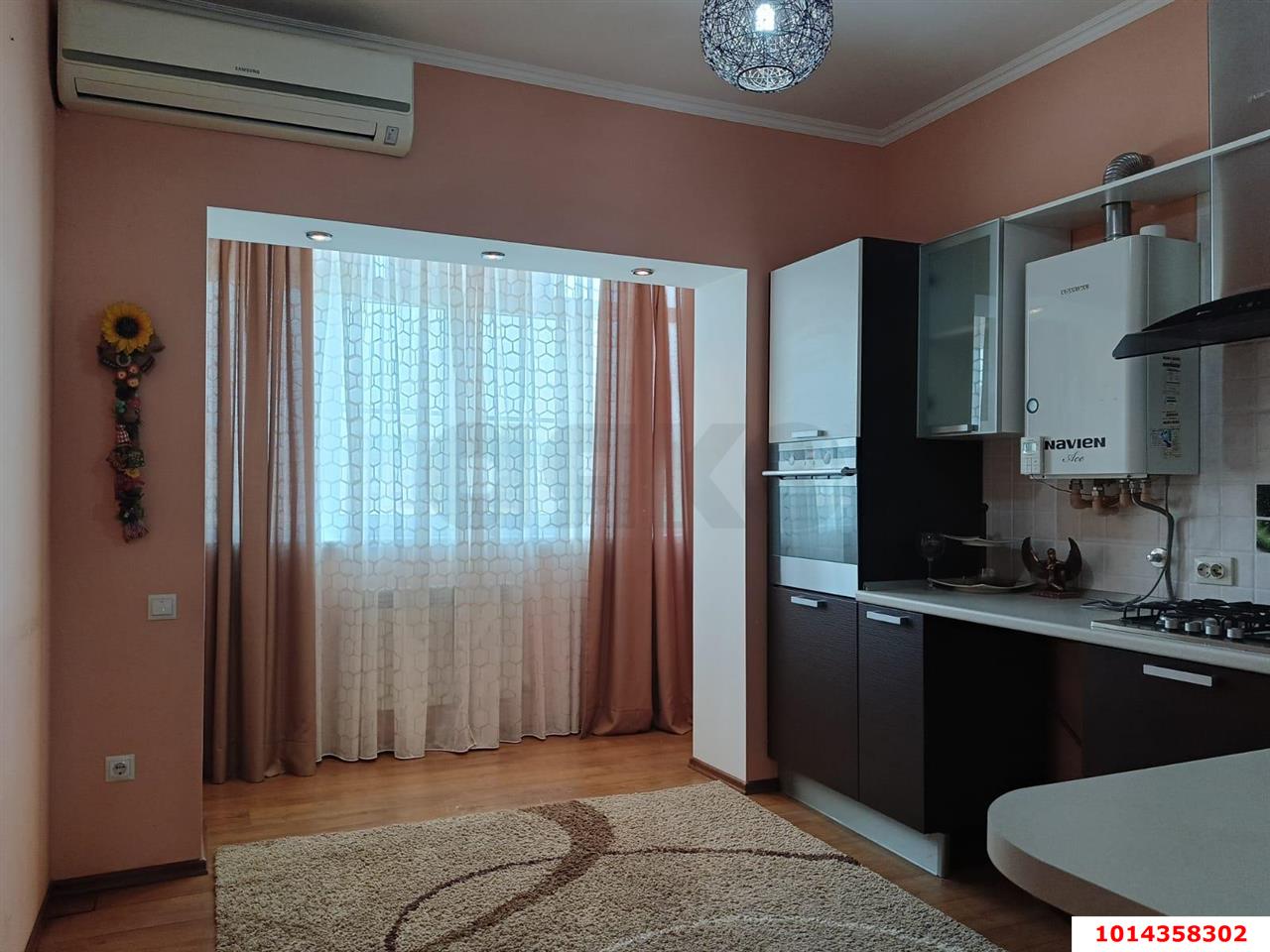 Фото №1: 2-комнатная квартира 67&nbsp;м², 3/5&nbsp;эт. - Яблоновский, ул. Гагарина, 148/2