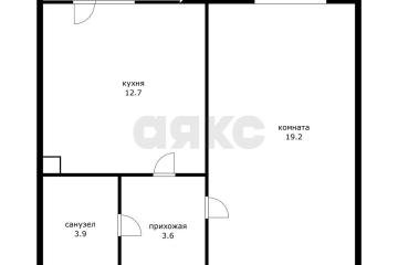 Фото №1: 1-комнатная квартира 39 м², 3/4 эт. - Адыгейск, ул. Горького, 41/4