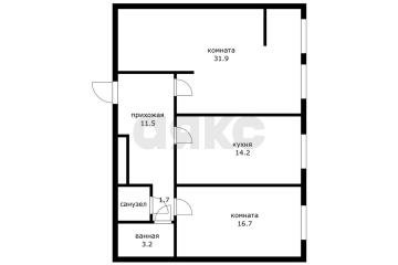 Фото №1: 2-комнатная квартира 79 м², 6/25 эт. - Краснодар, мкр. Завод Измерительных Приборов, ул. Зиповская, 34к2
