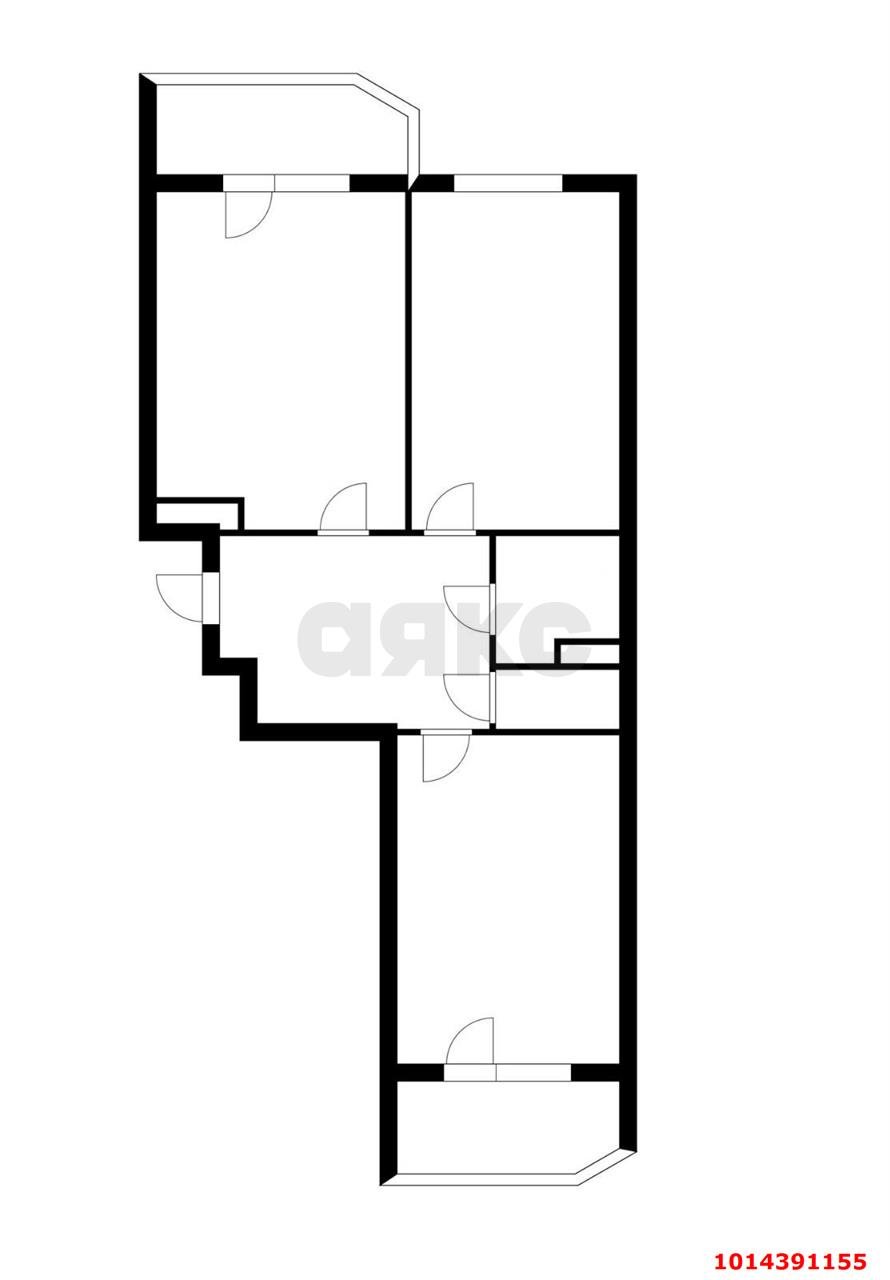 Фото №15: 2-комнатная квартира 60&nbsp;м², 8/22&nbsp;эт. - Краснодар, Прикубанский внутригородской округ, мкр. Достояние, ул. Конгрессная, 27
