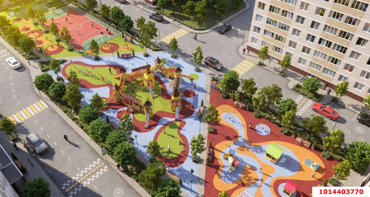 Фото №10: 1-комнатная квартира 37&nbsp;м², 10/24&nbsp;эт. - Краснодар, Прикубанский внутригородской округ, ЖК Славянка, мкр. Славянский, ул. Заполярная, 39к10