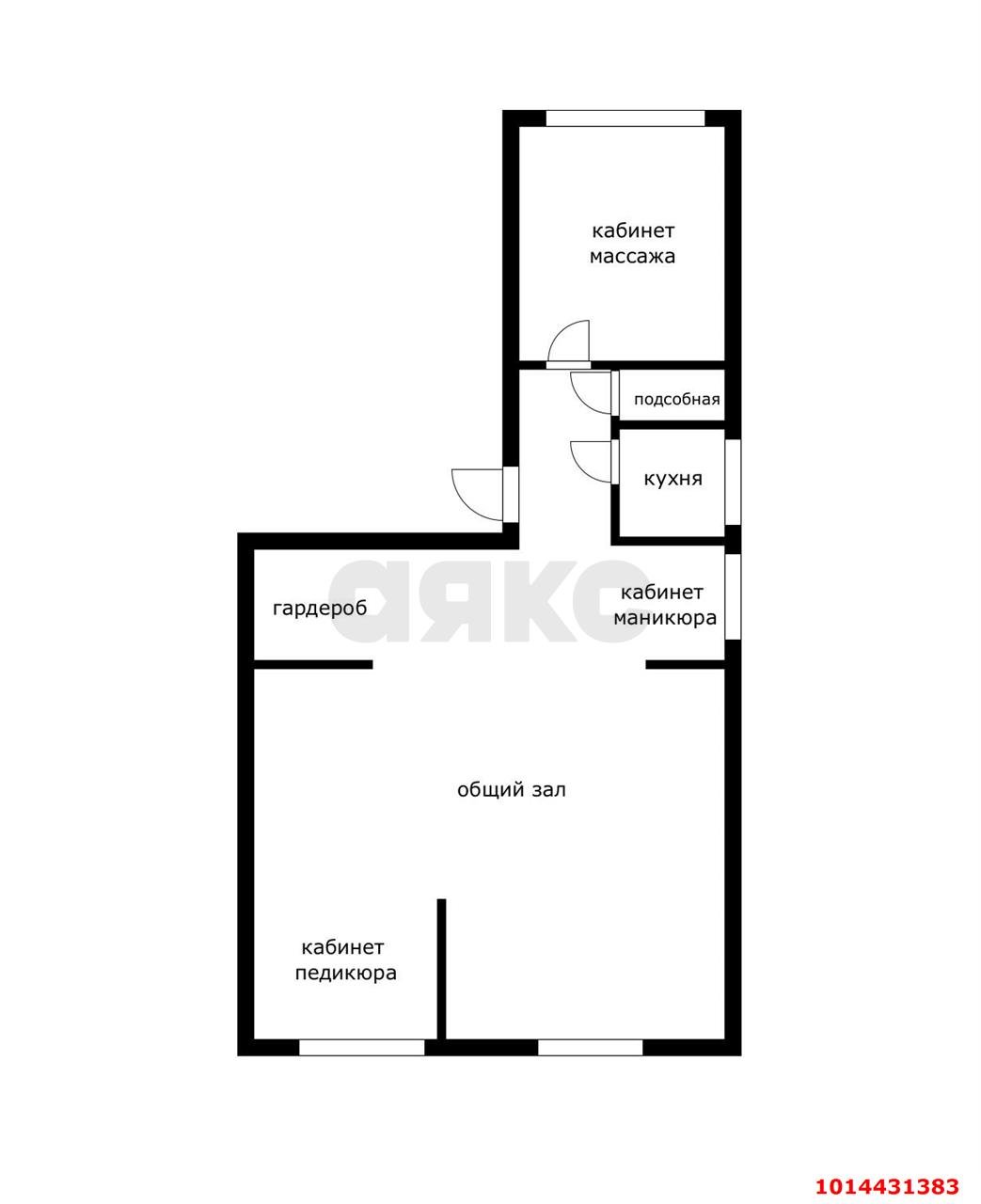 Фото №10: Студия 69&nbsp;м² - Краснодар, Прикубанский внутригородской округ, мкр. Краевая Клиническая Больница, ул. 1 Мая, 298
