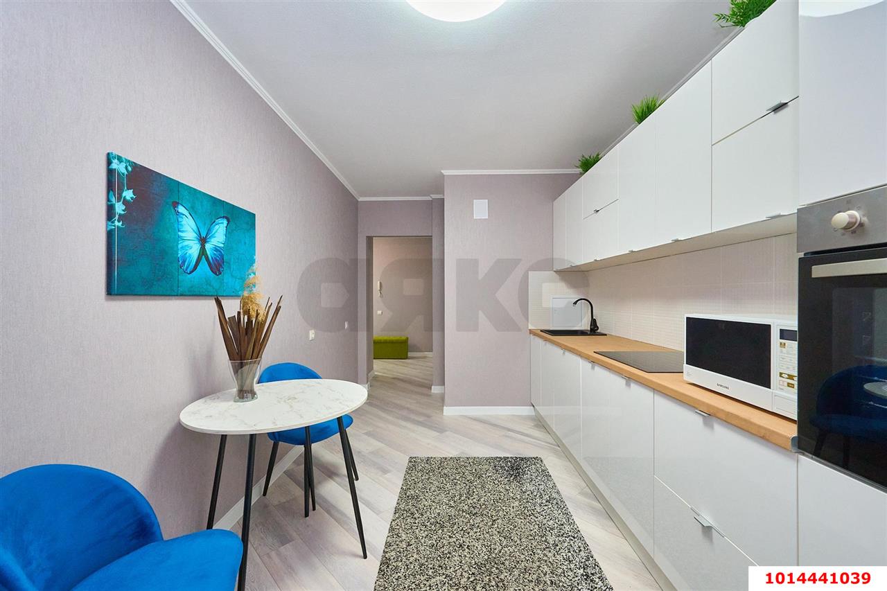 Фото №6: 1-комнатная квартира 45&nbsp;м², 9/17&nbsp;эт. - Краснодар, Прикубанский внутригородской округ, Музыкальный, ЖК Времена Года, мкр. имени Петра Метальникова, ул. Петра Метальникова, 5к1