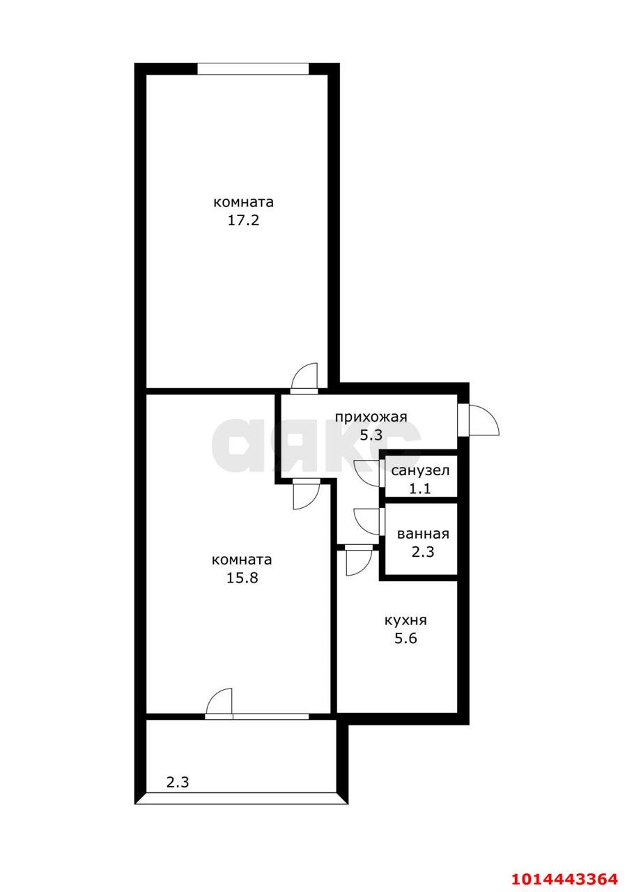 Фото №18: 2-комнатная квартира 50&nbsp;м², 4/5&nbsp;эт. - Индустриальный, мкр. Прикубанский внутригородской округ, ул. Степная, 4